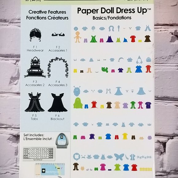 CRICUT - Paper Doll Dress Up - Provo Craft 2007 - Picture 3 of 5